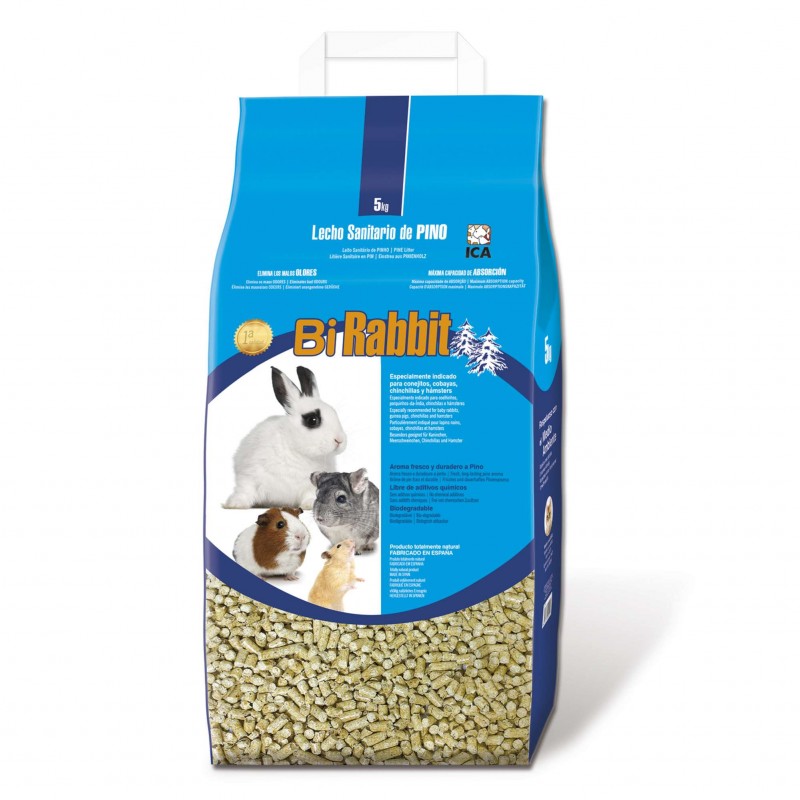 BiRabbit lecho sanitario de pino